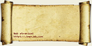 Danica Sokić vizit kartica